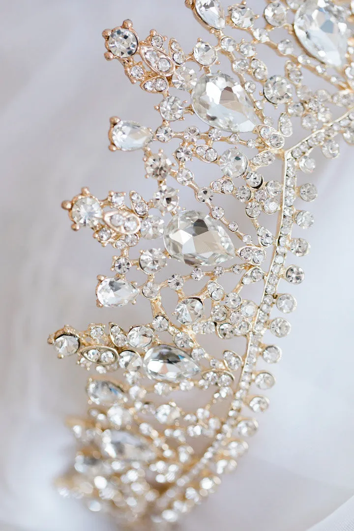 Gorgeous European Tiara in Ivory