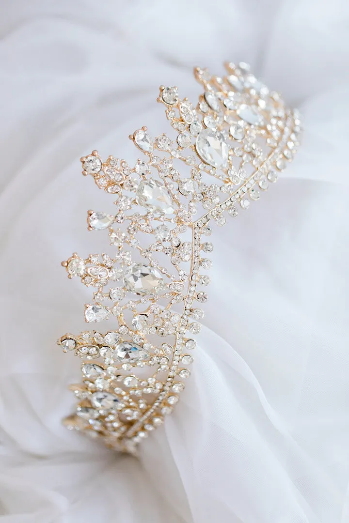 Gorgeous European Tiara in Ivory