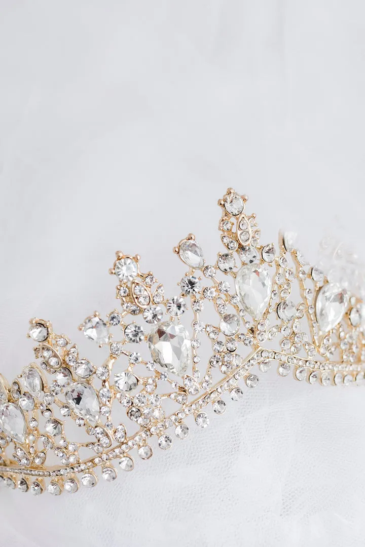 Gorgeous European Tiara in Ivory