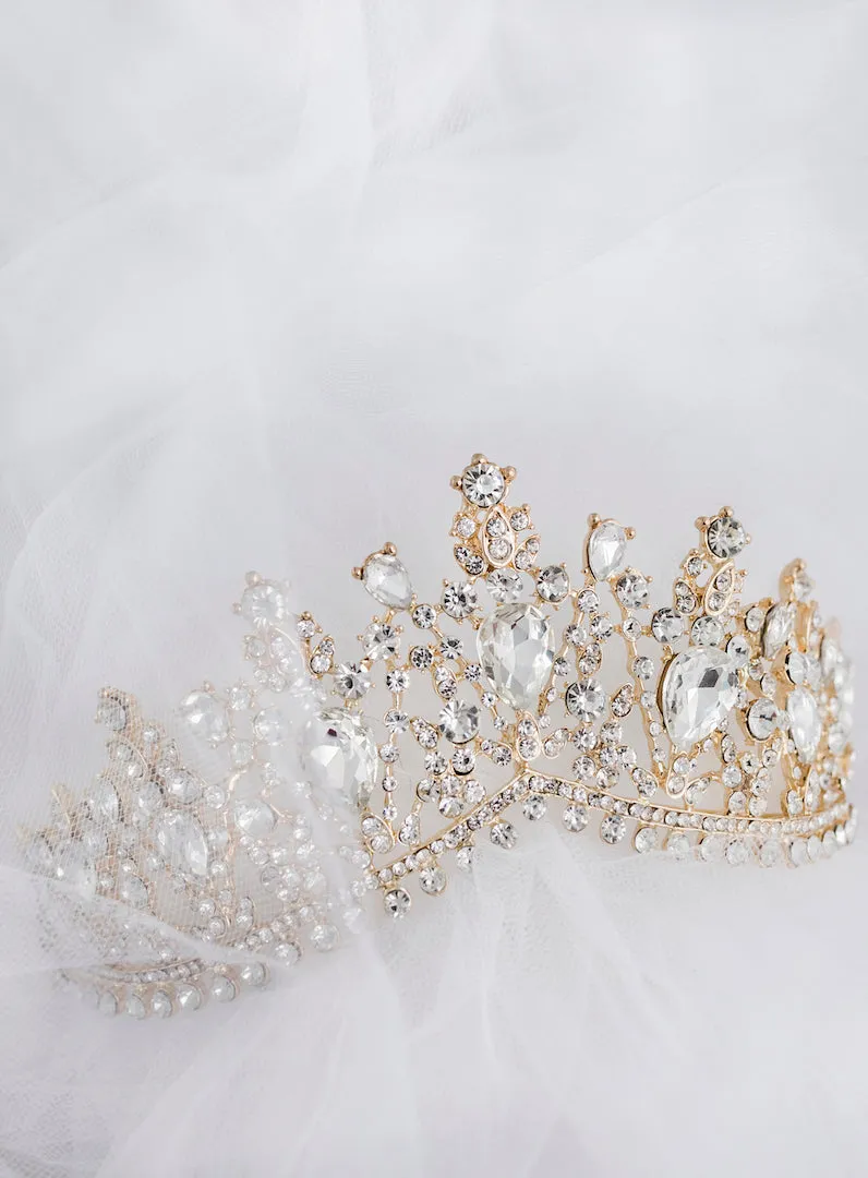 Gorgeous European Tiara in Ivory