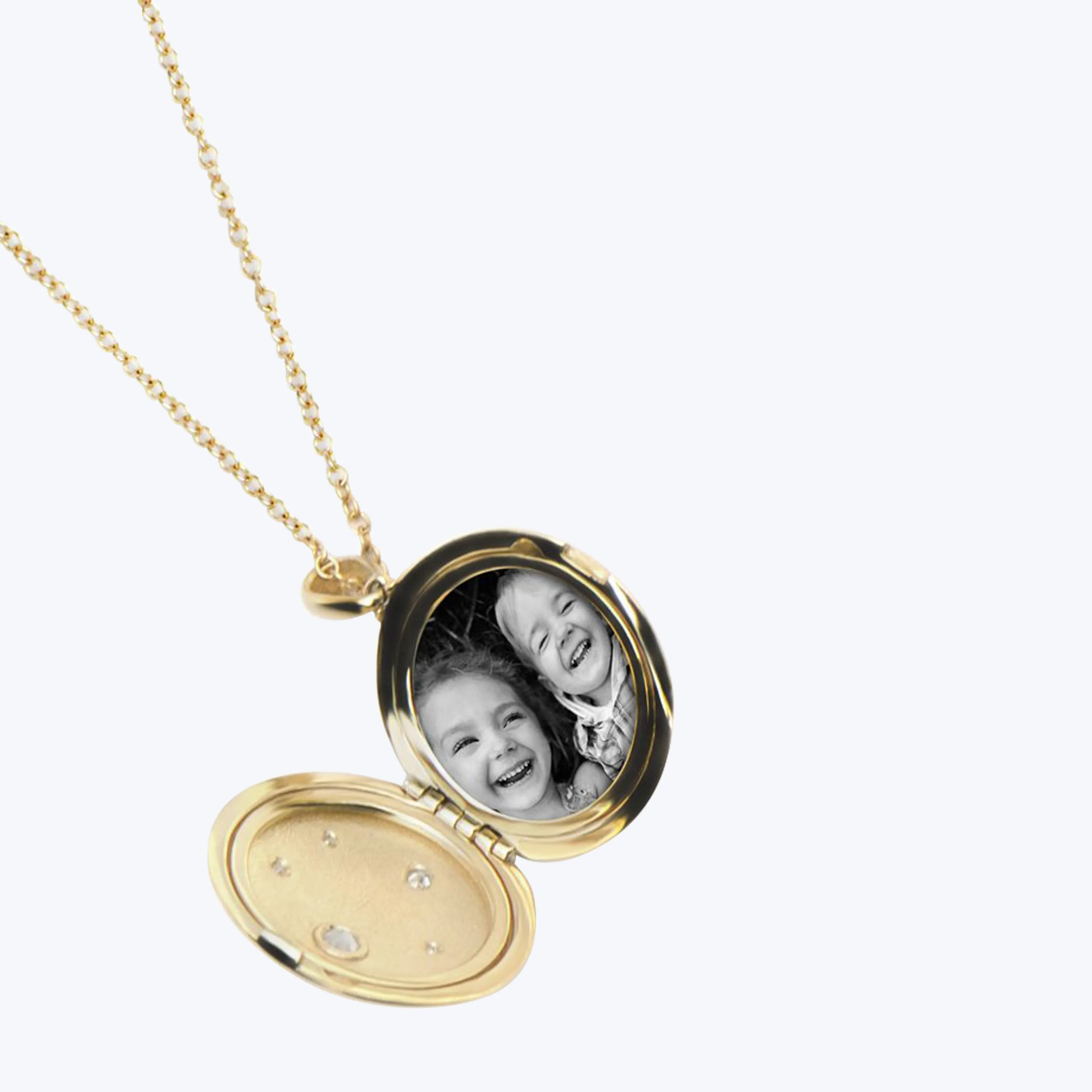 Gothic Diamond   Clear Topaz Pendant Necklace