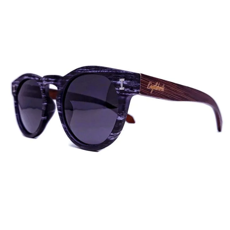 Granite Bamboo Polarized Shades with Case