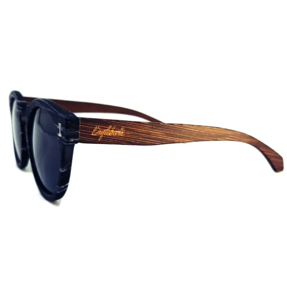 Granite Bamboo Polarized Shades with Case