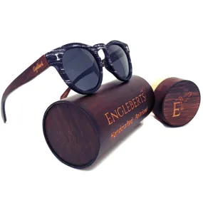 Granite Bamboo Polarized Shades with Case