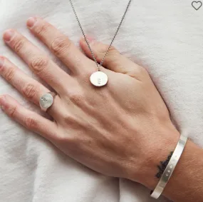 Hallmark Necklace | Silver