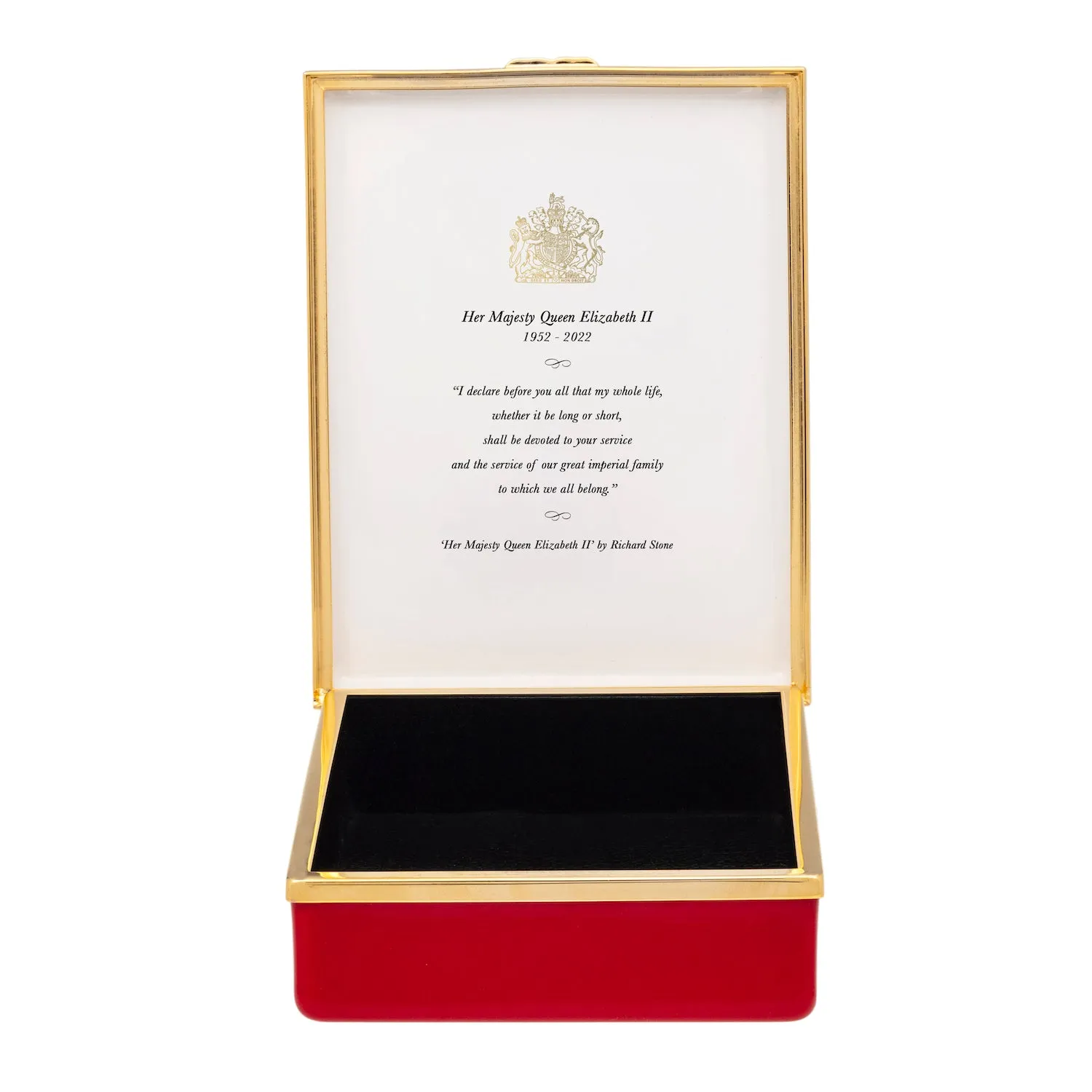 Her Majesty Queen Elizabeth II Enamel Box by Richard Stone