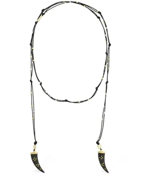 Isabel Marant   Shiny aimable scarf necklace 