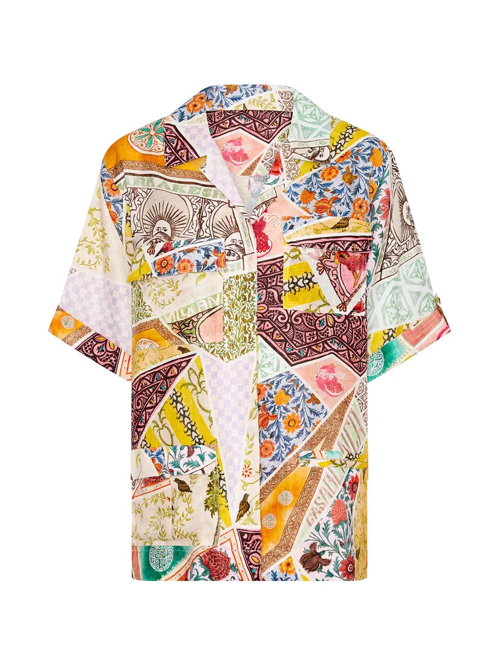 Kate Ford Zellejie Pocket Tee in Multi