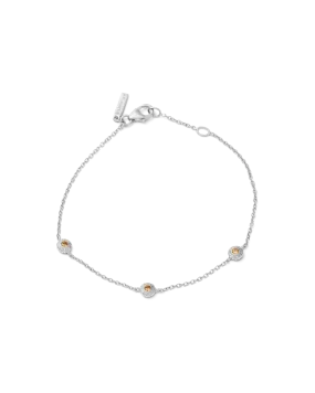 Kirstin Ash Tangerine Bracelet- Silver