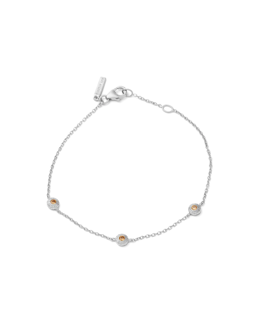 Kirstin Ash Tangerine Bracelet- Silver