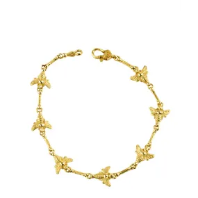 Konstantino Melissa 18K Yellow Gold Bumble Bee Link Bracelet
