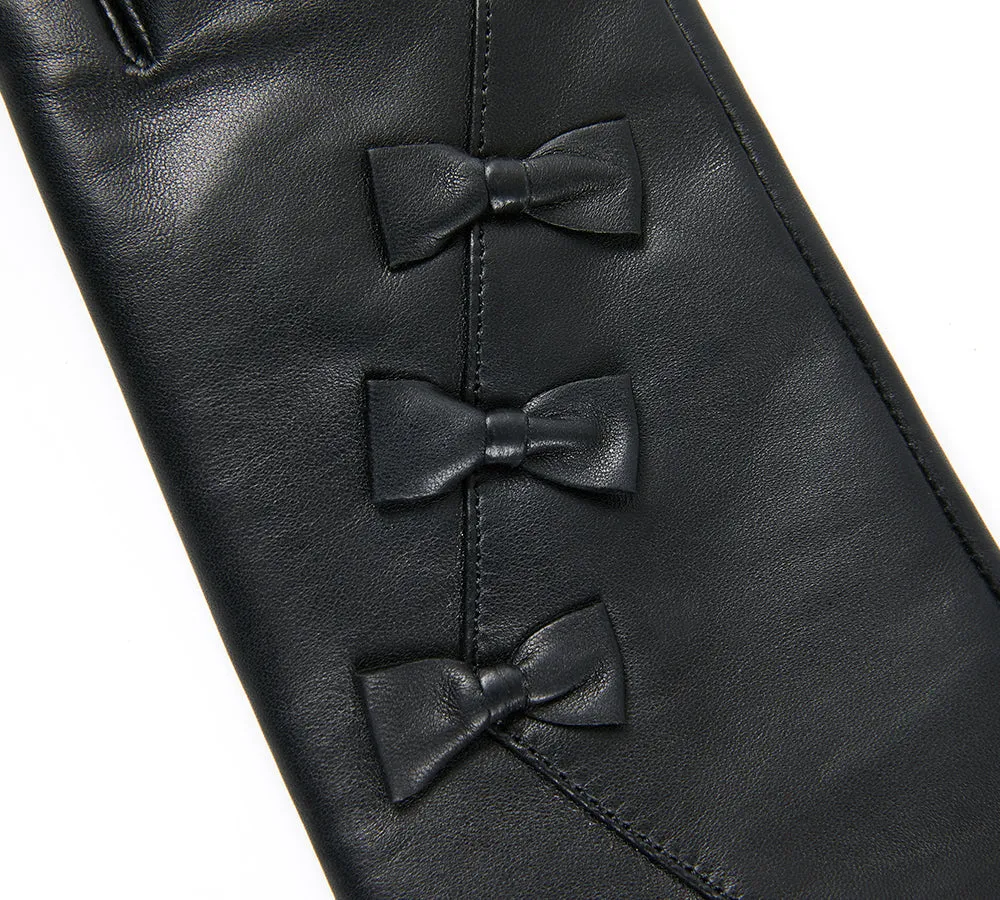 Ladies Sheepskin Wool Leather Gloves Belinda