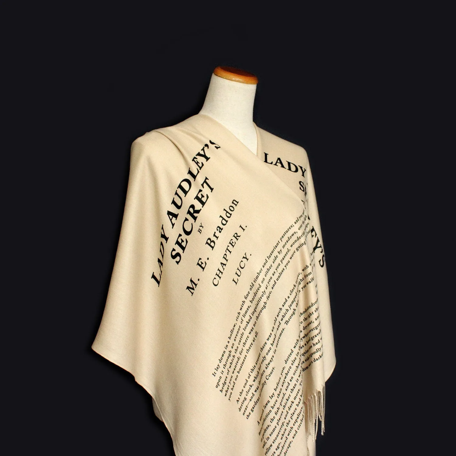 Lady Audley's Secret by Mary Elizabeth Braddon Scarf/Shawl