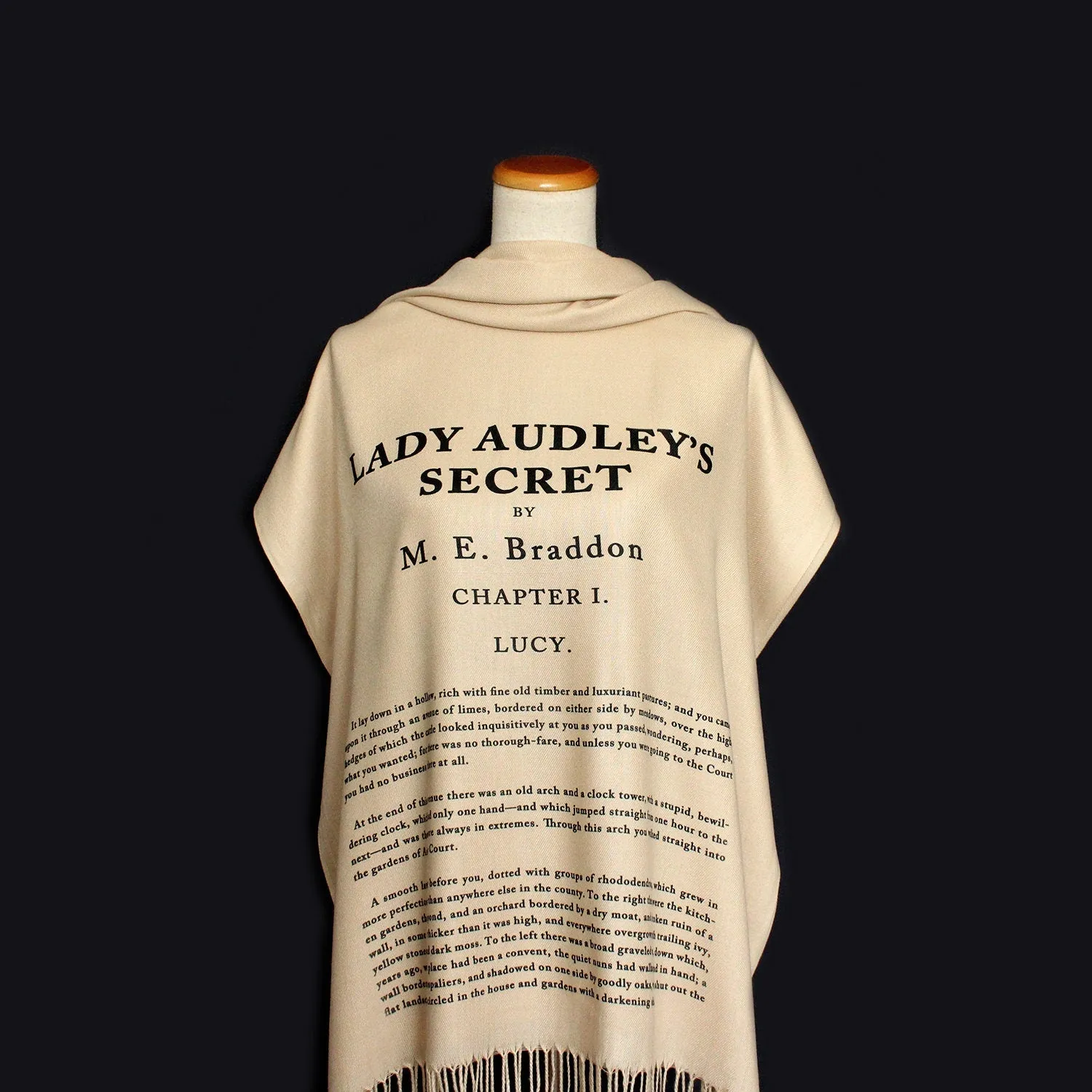 Lady Audley's Secret by Mary Elizabeth Braddon Scarf/Shawl