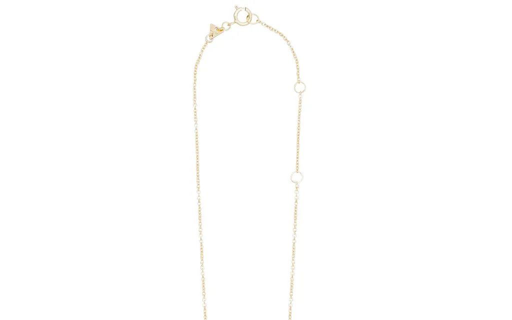 L'amanita Necklace in Yellow Gold with Red and White Enamel