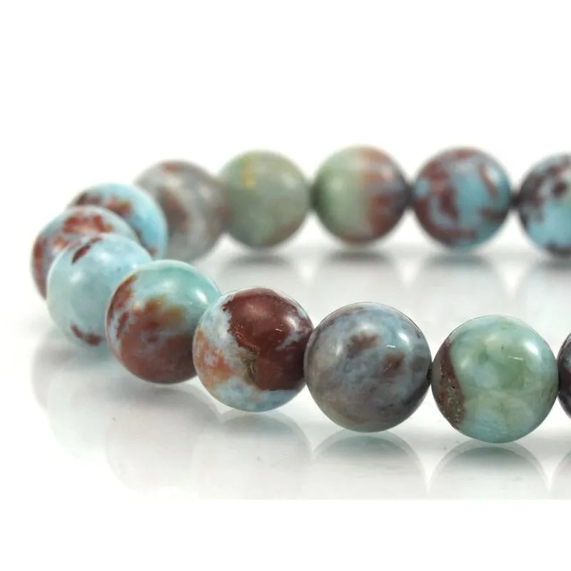 Larimar Stretch Bracelet 9mm