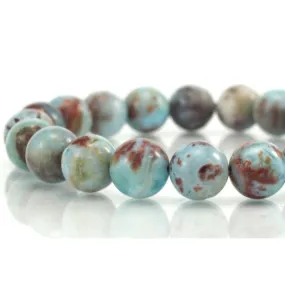 Larimar Stretch Bracelet 9mm