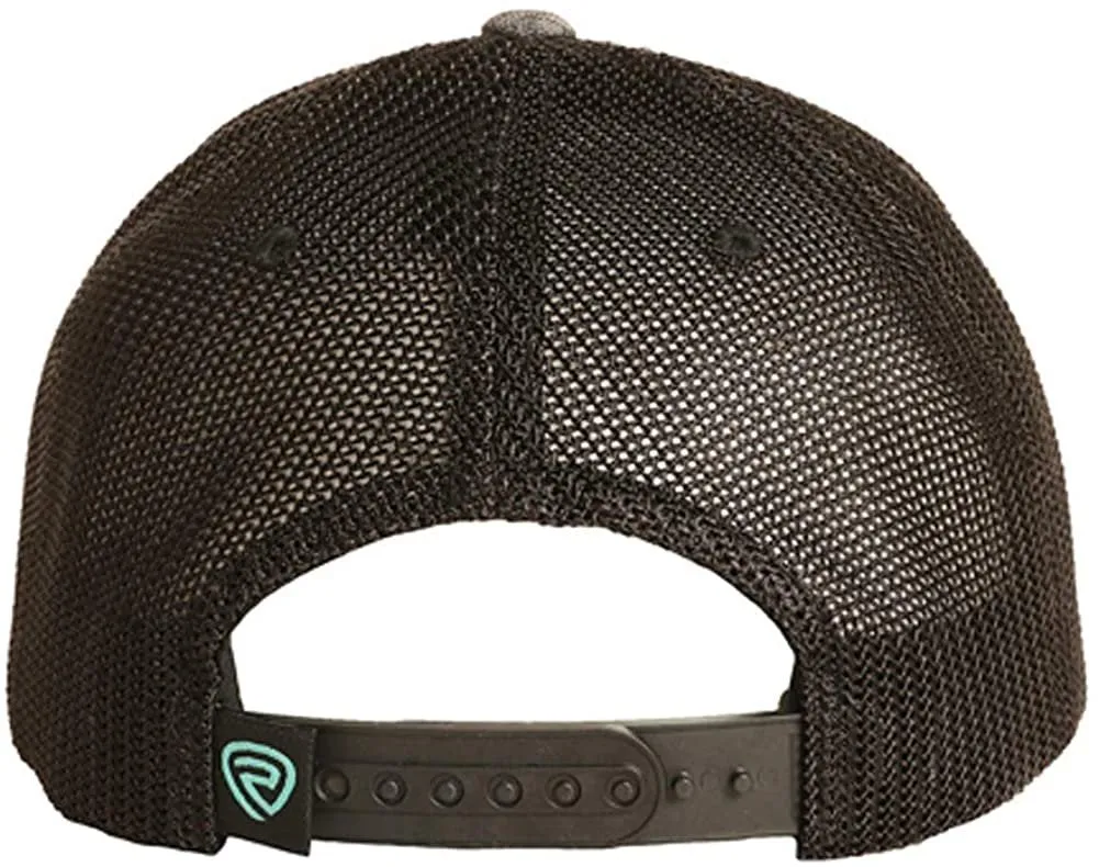 Logo Patch Mesh Snapback, Charcoal