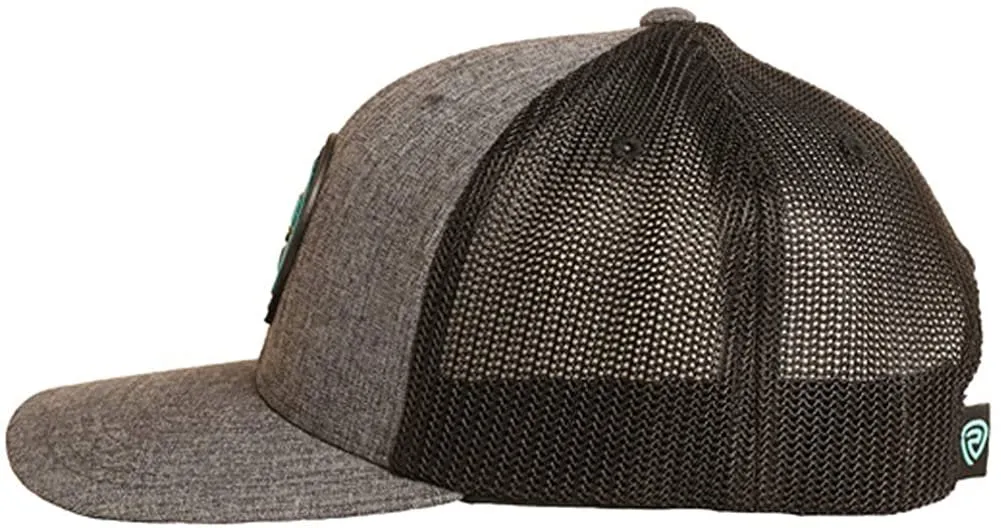 Logo Patch Mesh Snapback, Charcoal