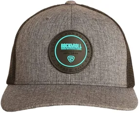 Logo Patch Mesh Snapback, Charcoal