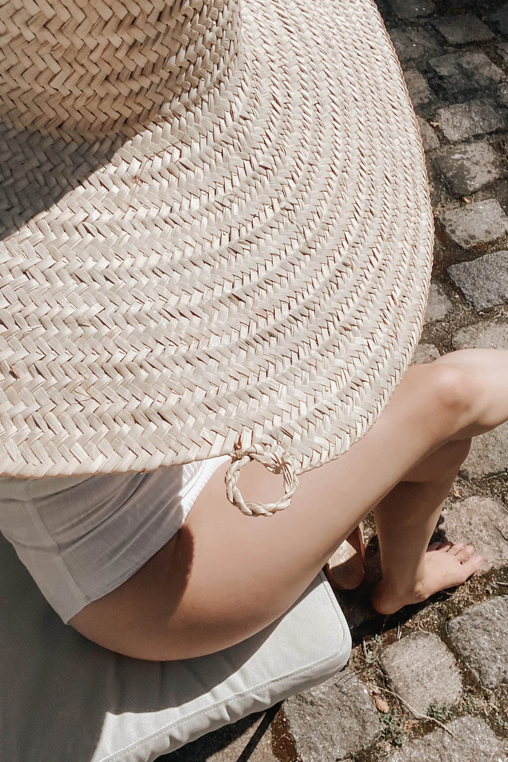 Lola Oversized Straw Hat - Natural