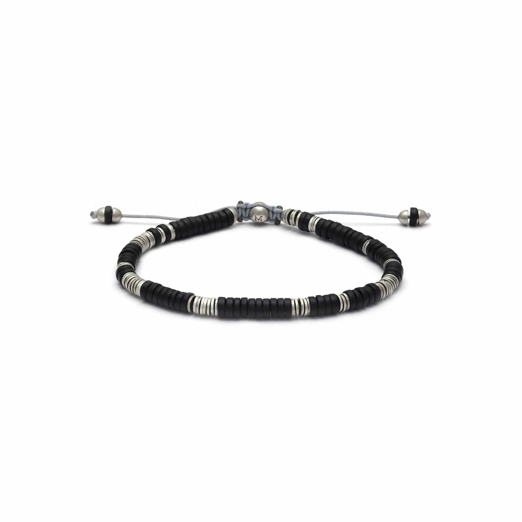 Maor Sterling Silver Black Onyx Lazuli Bracelet