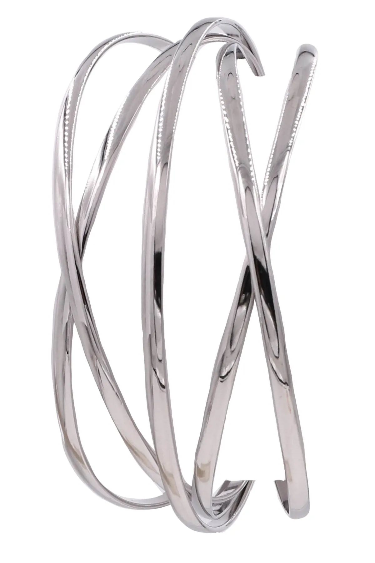 Metal Layered Cross bracelet