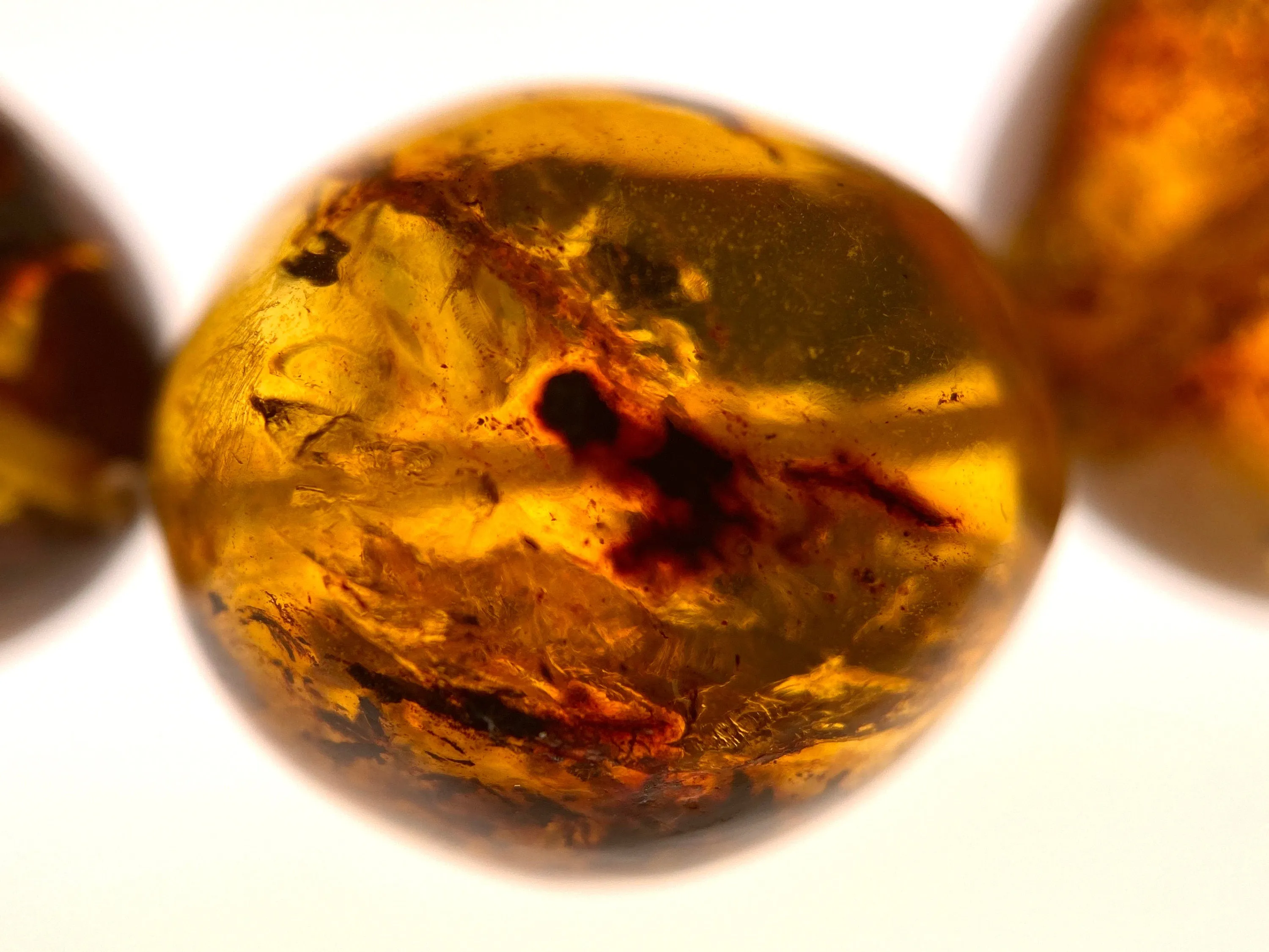 Mexican AMBER Crystal Bracelet - Beaded Bracelet, Handmade Jewelry, Healing Crystals and Stones, 48262