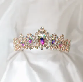 Michelle’s Tiara in Faux Opal & Rose Gold