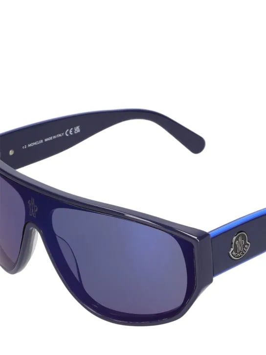 Moncler   Tronn Shield acetate mask sunglasses 