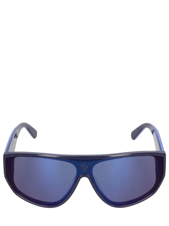 Moncler   Tronn Shield acetate mask sunglasses 