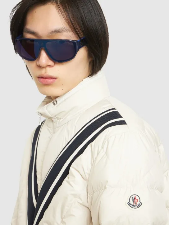 Moncler   Tronn Shield acetate mask sunglasses 