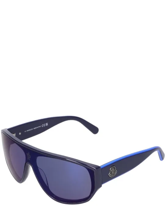 Moncler   Tronn Shield acetate mask sunglasses 