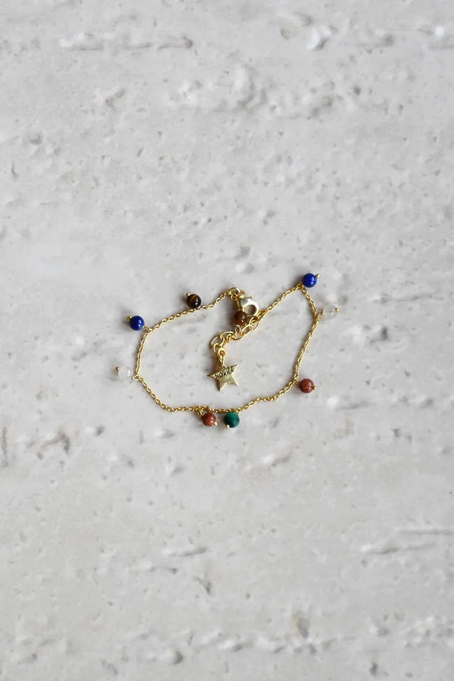 Multicolour Galaxaia Chain Bracelet