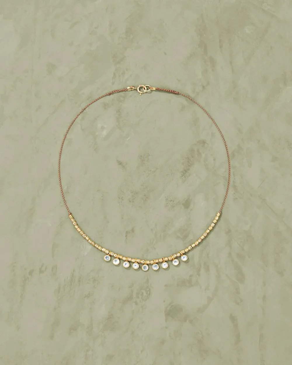 Necklace Vamsacoll07 Vamsa Collier Topaze-Bleu