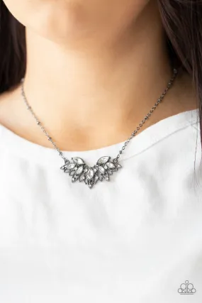 Open Door Jewelry - Deluxe Diadem - Black Necklace - Paparazzi Accessories