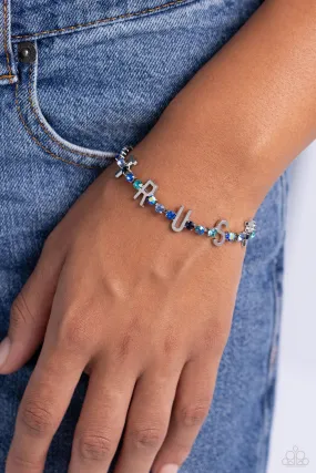 Paparazzi I Will Trust In You - Blue Bracelet