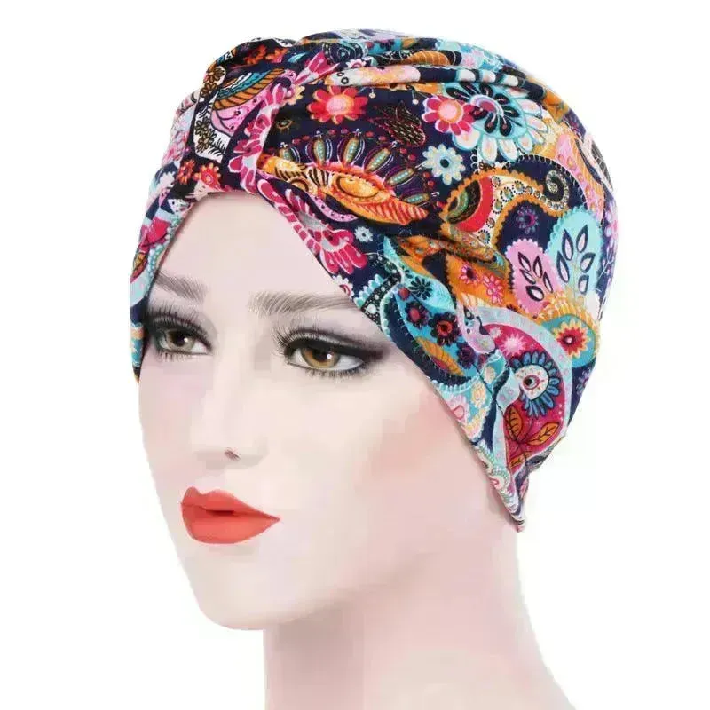 Pastoral Broken Cotton Toe Confinement Hat Arab