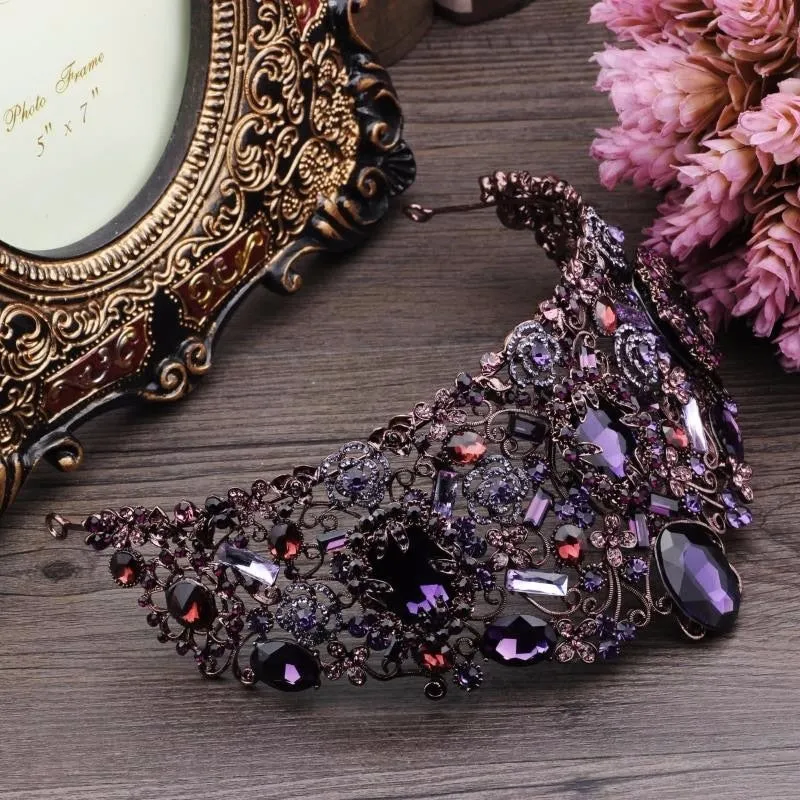 Phenomenal Luxury Purple Tiara