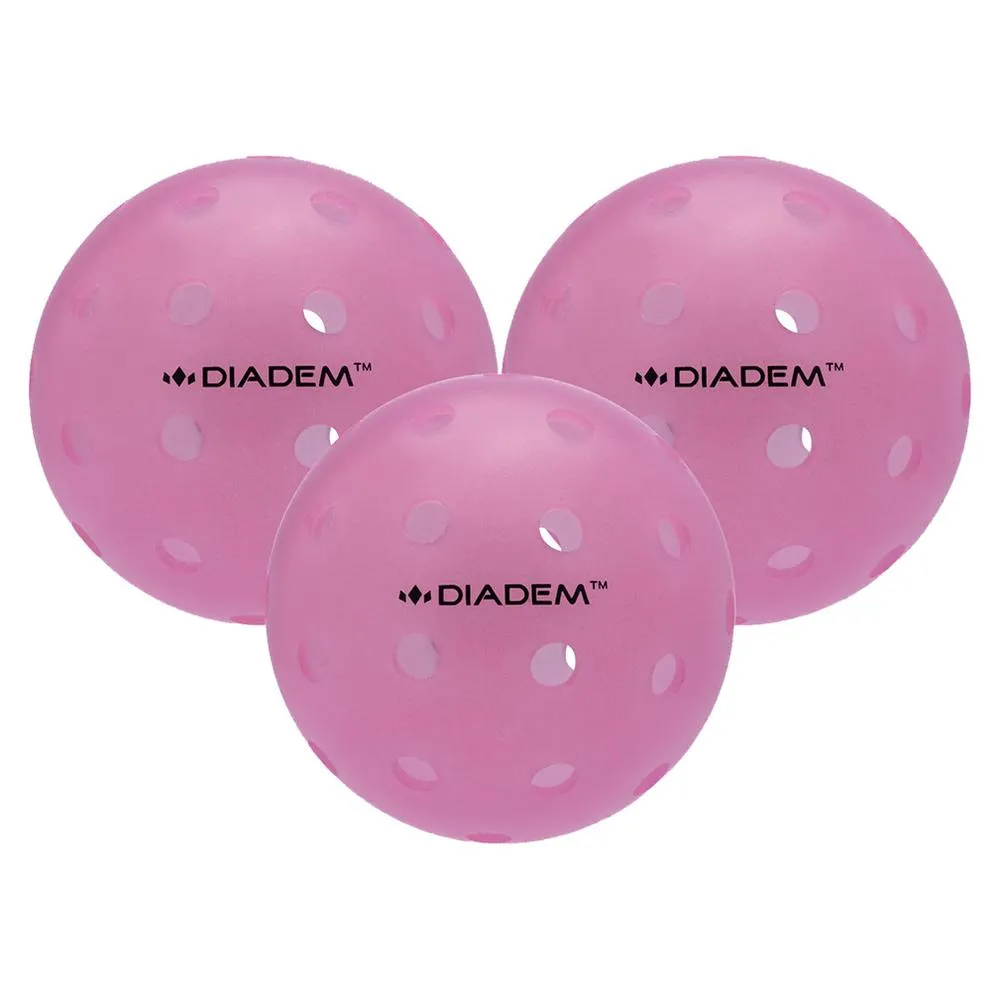 Power 3 Pack Pickleball Balls Pink