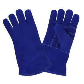 Premium Side-Split Leather Welding Gloves, Bulk 12-Pack