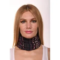 Purple & Navy Chain Scarf Mask