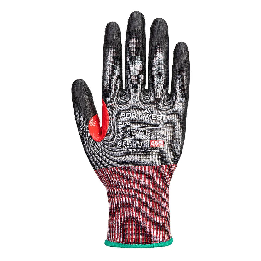 PW A670 - CS Cut F13 PU Glove