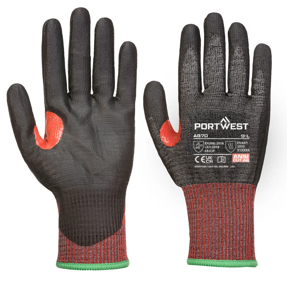 PW A670 - CS Cut F13 PU Glove