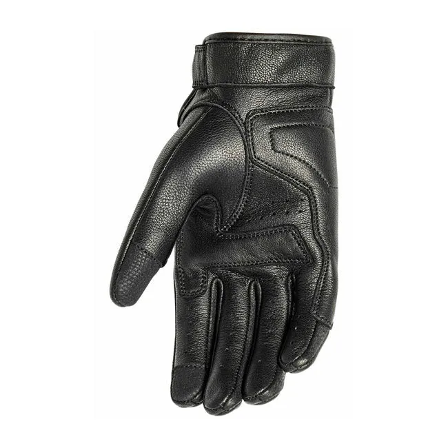 Roland Sands Design Bonnie Leather Ladies Gloves Black