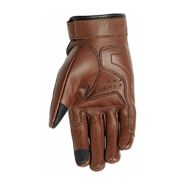 Roland Sands Design Bonnie Leather Ladies Gloves Tobacco