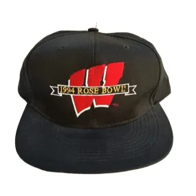 Rose Bowl 1994 Vintage Collectable Wisconsin Badgers Trucker Snapback Hat - OS