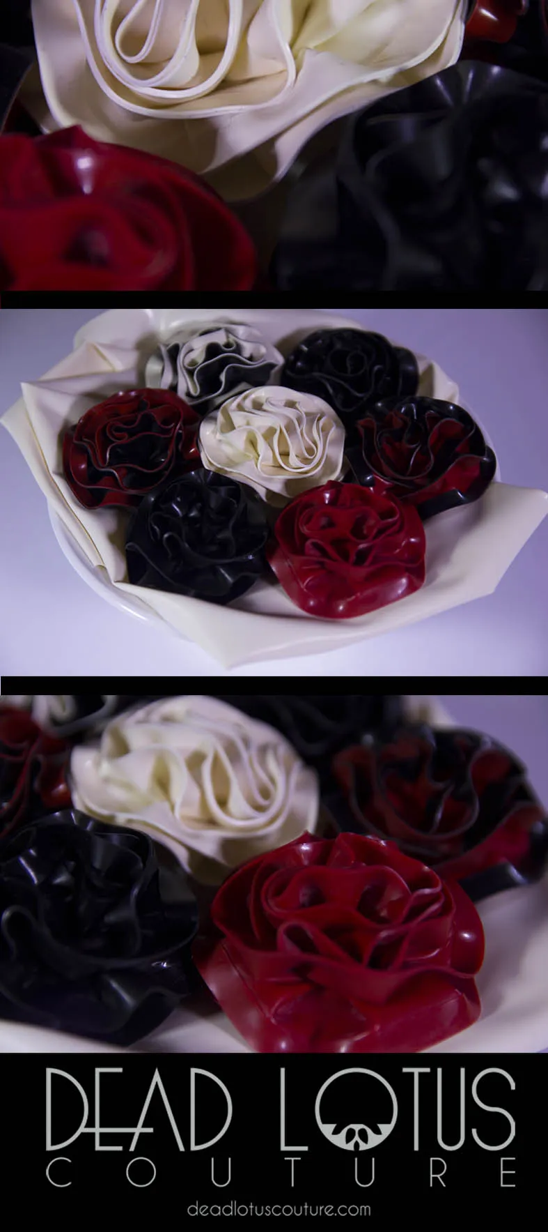 Rose Flower Hair Clips - Big