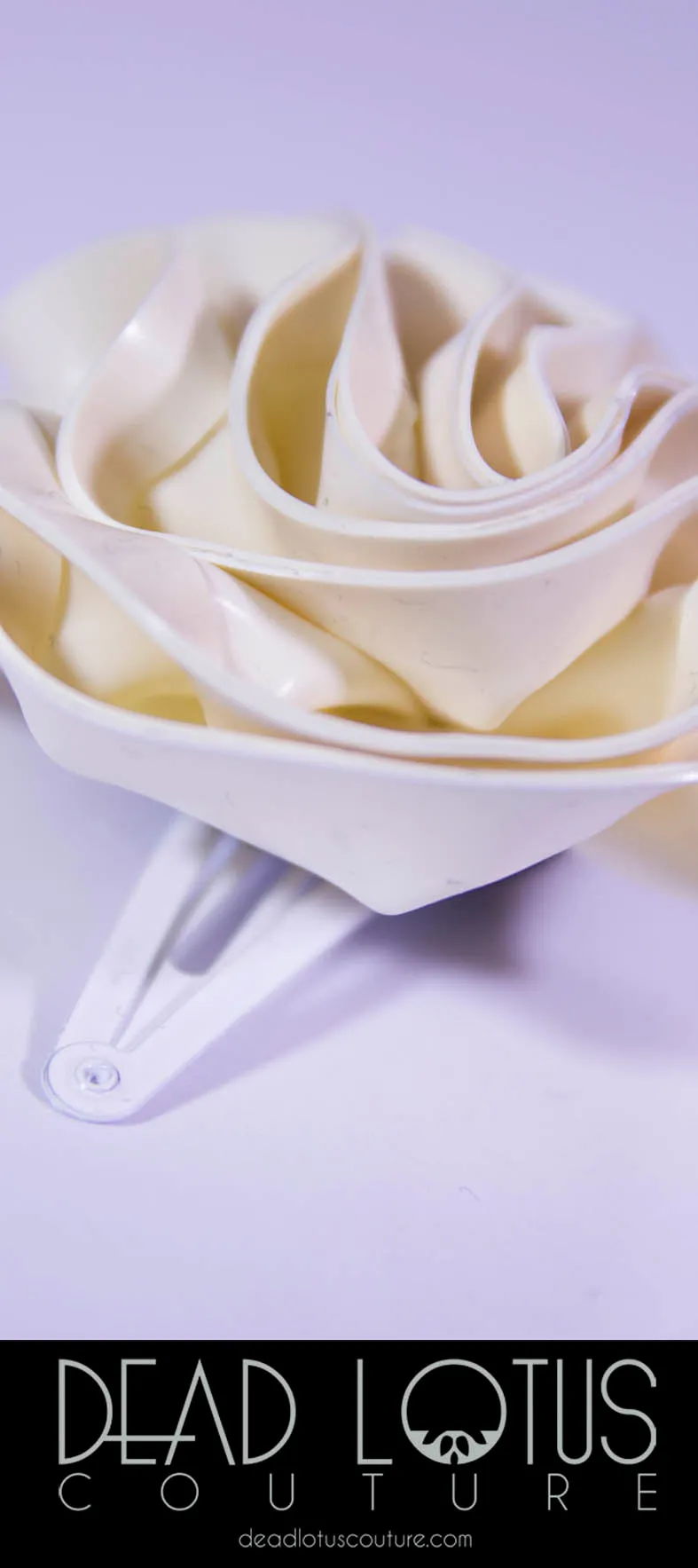 Rose Flower Hair Clips - Big
