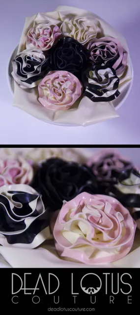 Rose Flower Hair Clips - Big